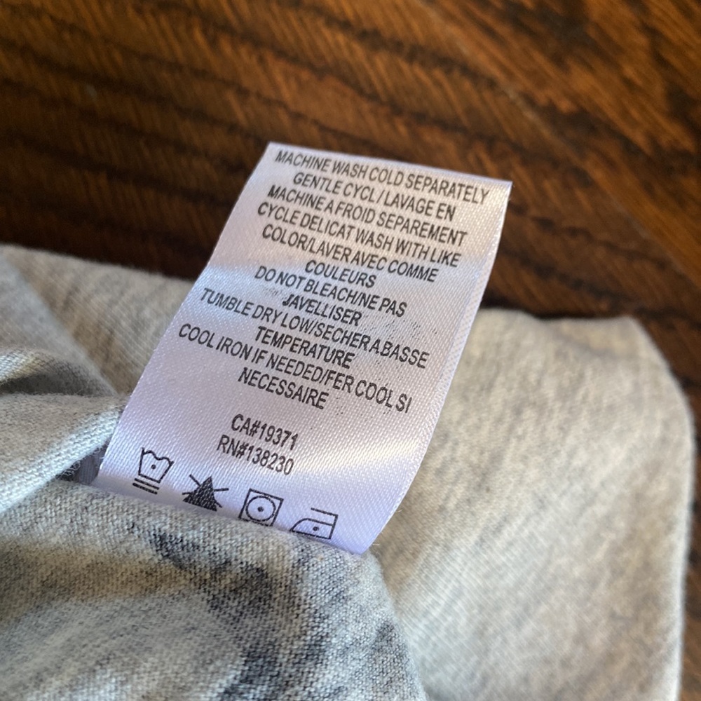 NWT PAM & GELA Stars Graphic T-Shirt in Heather Grey, Size S - Picture 7 of 8